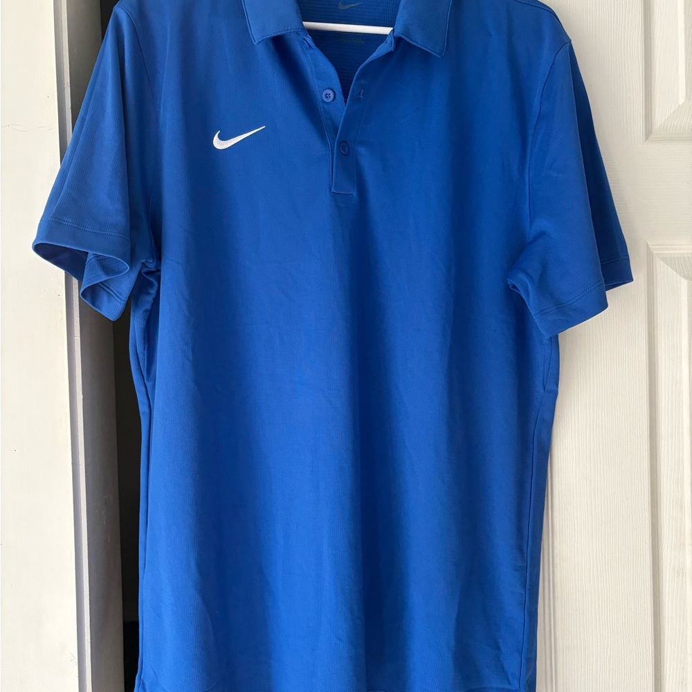 Nike Men's Royal Blue Polo Shirt